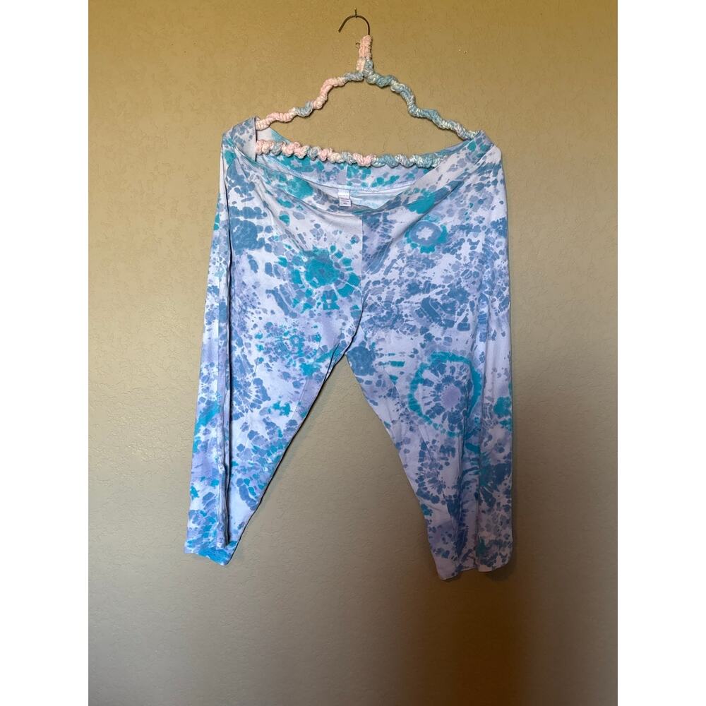 Vintage Victoria Secret Floral Cami Capri Pants set Size Lg - Picture 4 of 4
